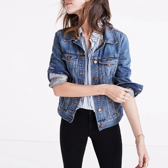 Madewell Jean Jacket in Pinter Wash - Picture 1 of 10
